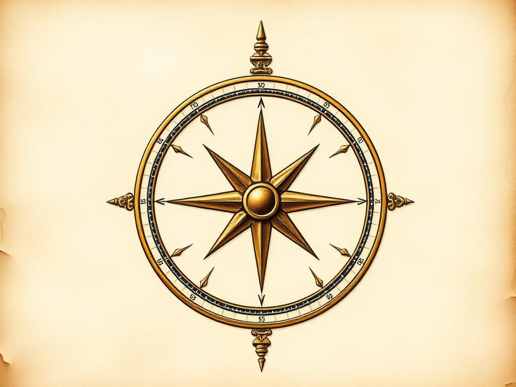 Antique compass